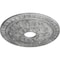 Ekena Millwork Warsaw Medallion (Canopies up to 3 1/2"), 18"OD x 3 1/2"ID x 1 3/8"P, Ultra Pure White Crackle CM18WAUWC - alternate 3